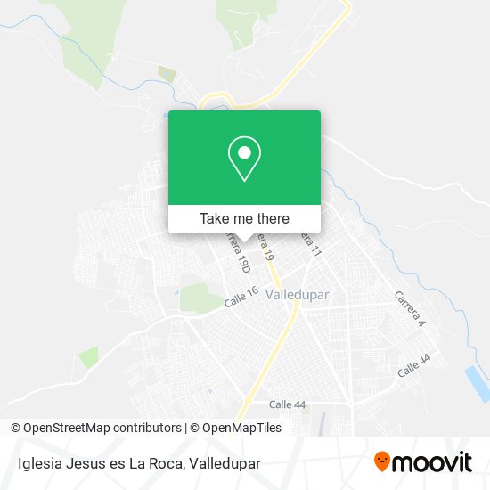 Mapa de Iglesia Jesus es La Roca