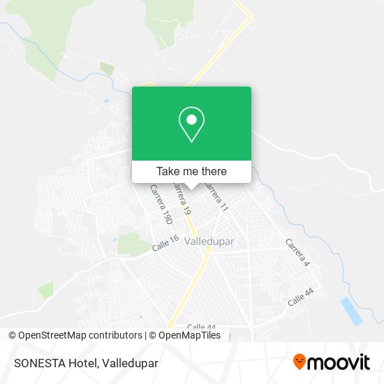 SONESTA Hotel map