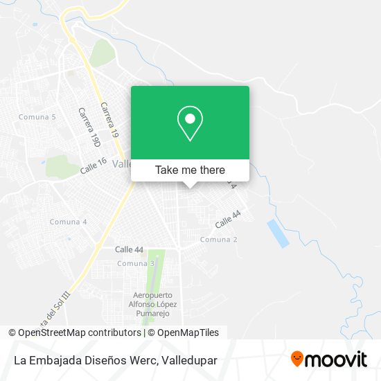 Mapa de La Embajada Diseños Werc