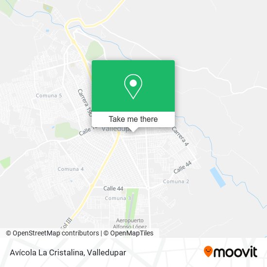 Avícola La Cristalina map