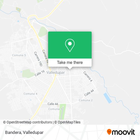 Mapa de Bandera