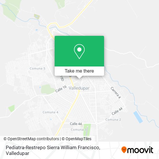 Pediatra-Restrepo Sierra William Francisco map