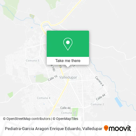 Mapa de Pediatra-Garcia Aragon Enrique Eduardo