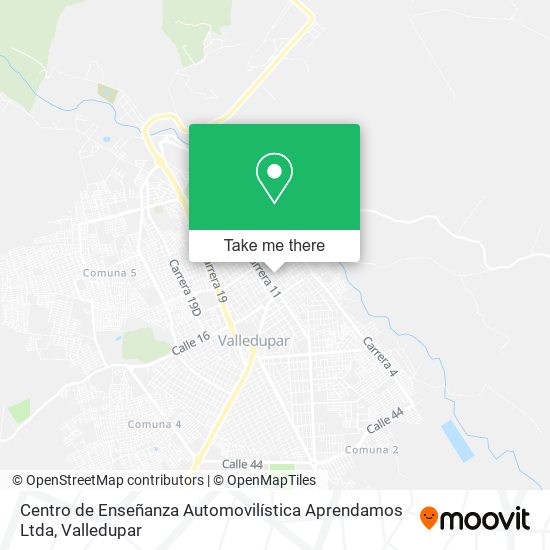 Centro de Enseñanza Automovilística Aprendamos Ltda map