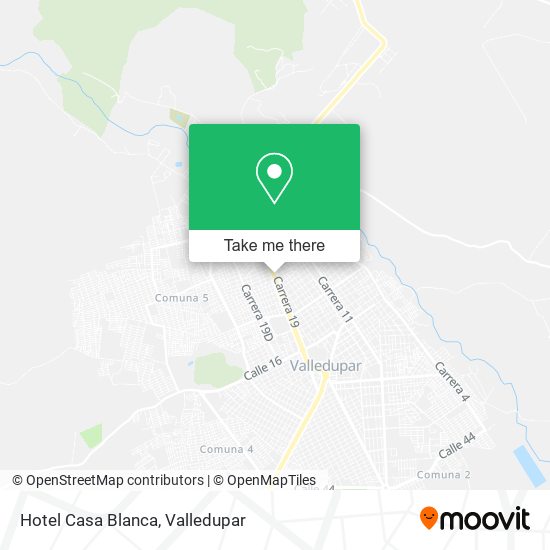 Hotel Casa Blanca map