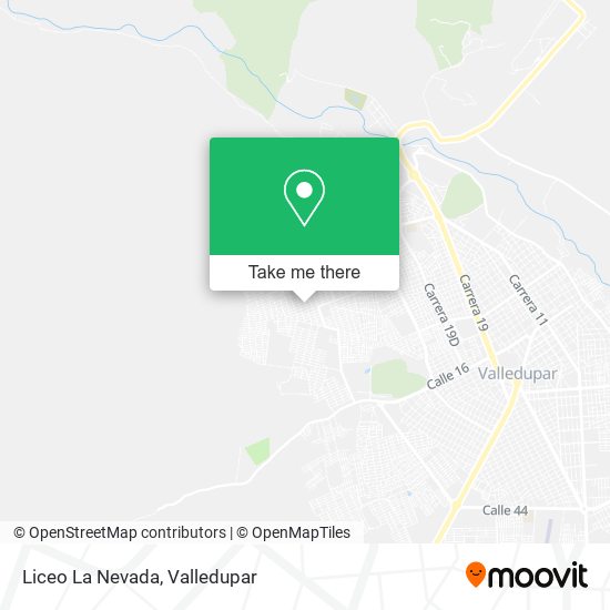 Mapa de Liceo La Nevada