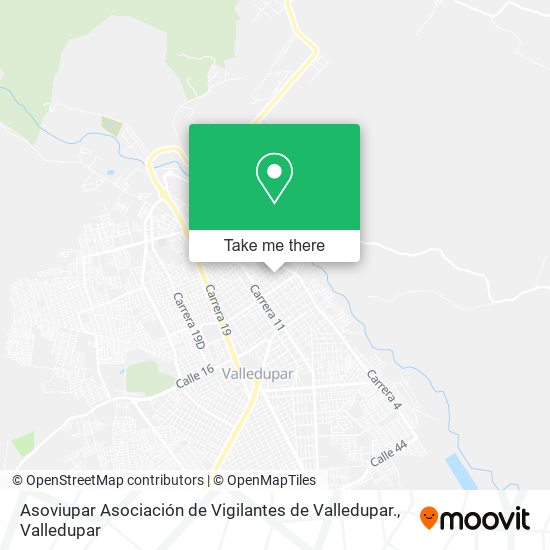 Asoviupar Asociación de Vigilantes de Valledupar. map