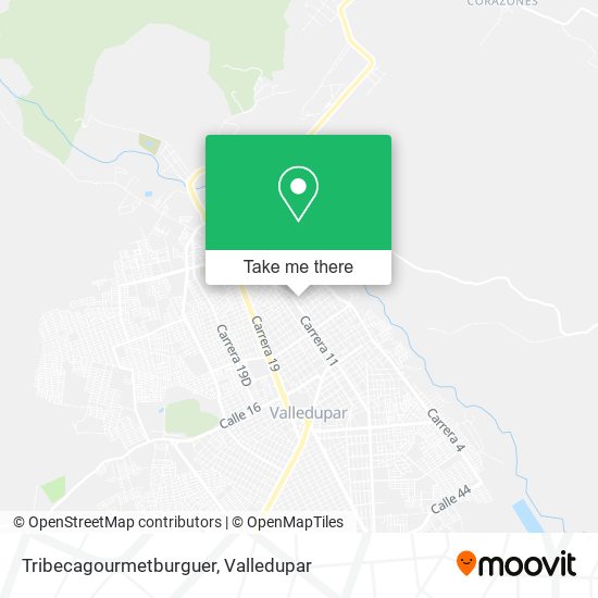 Mapa de Tribecagourmetburguer