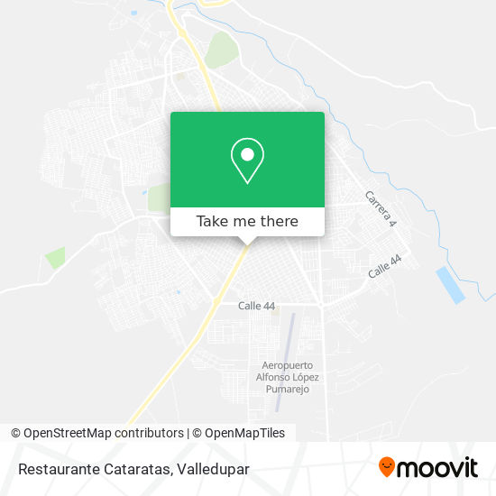 Restaurante Cataratas map