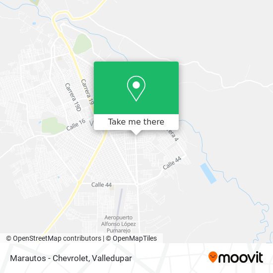 Mapa de Marautos - Chevrolet