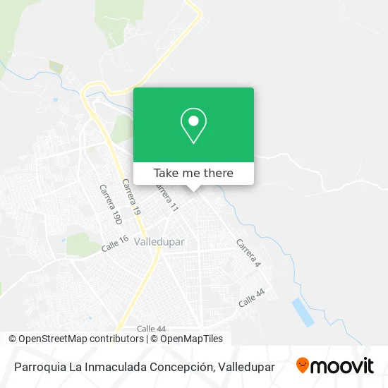 Mapa de Parroquia La Inmaculada Concepción