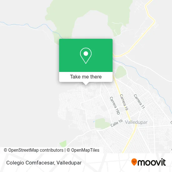 Colegio Comfacesar map