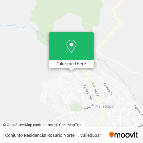 Mapa de Conjunto Residencial Rosario Norte 1