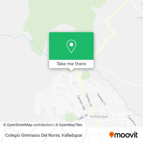 Colegio Gimnasio Del Norte map