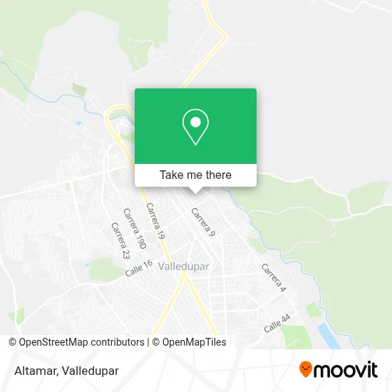 Altamar map