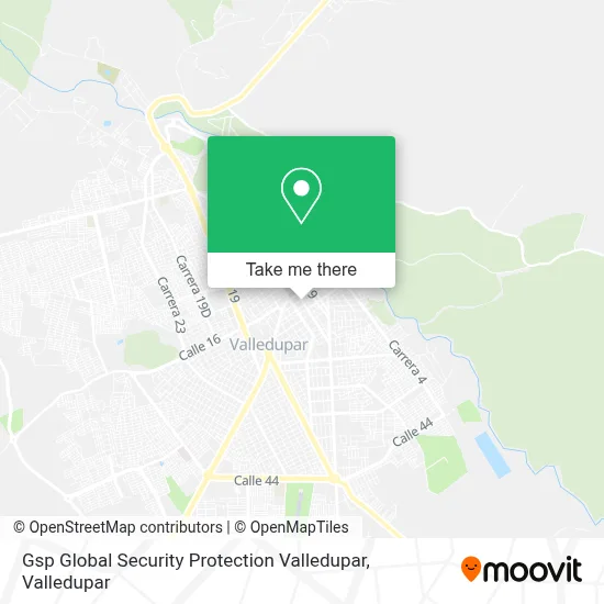 Gsp Global Security Protection Valledupar map
