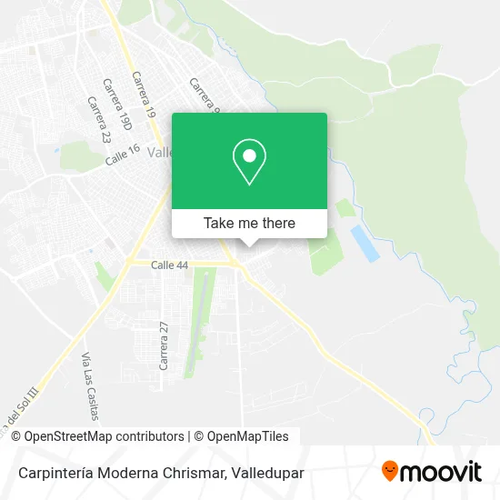 Carpintería Moderna Chrismar map