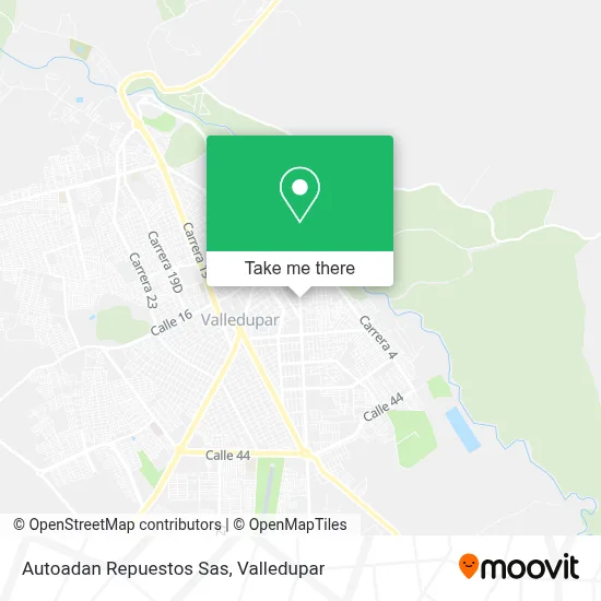 Autoadan Repuestos Sas map