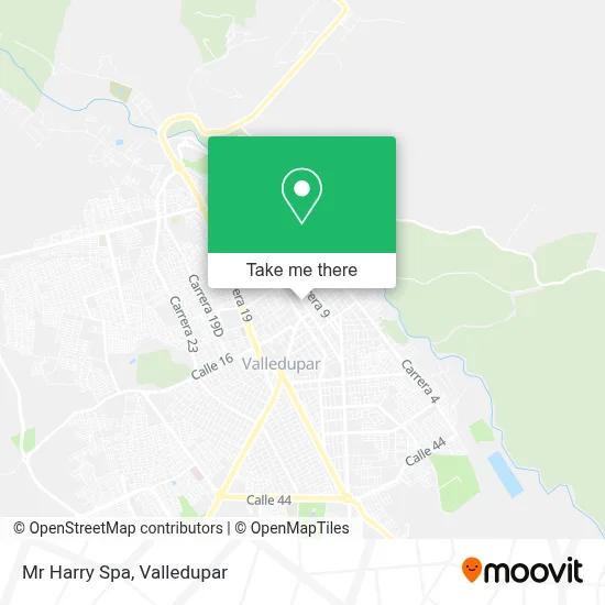 Mr Harry Spa map