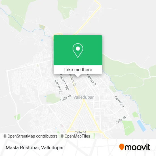 Masla Restobar map
