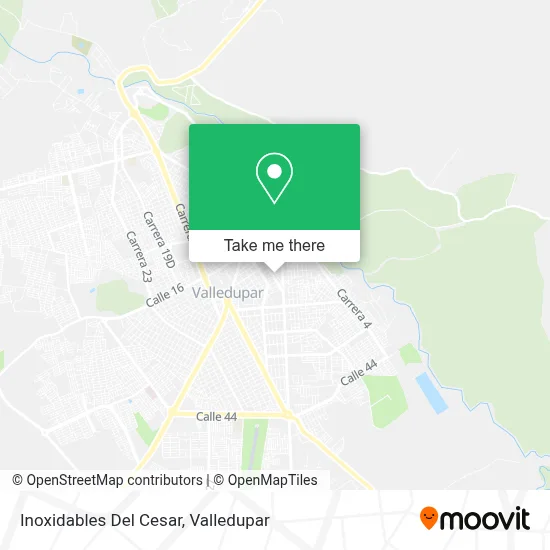 Inoxidables Del Cesar map
