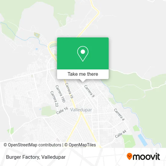 Burger Factory map