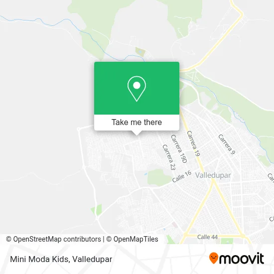 Mini Moda Kids map