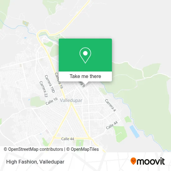 Alta Moda map