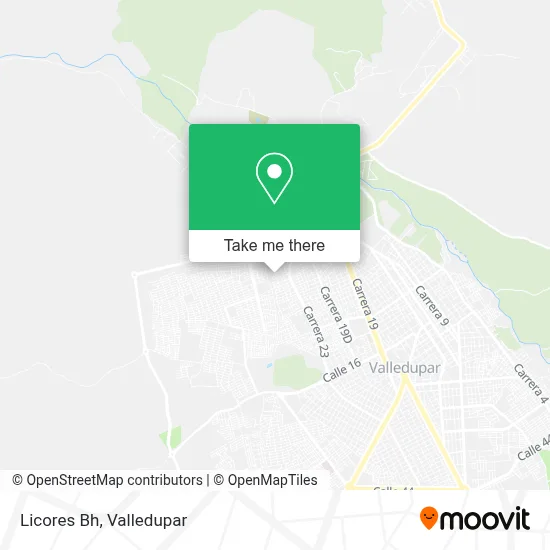 Licores Bh map