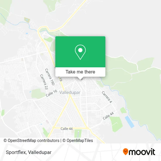 Sportflex map