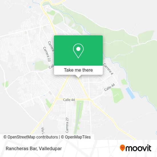 Rancheras Bar map