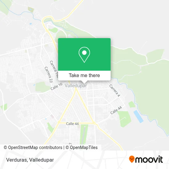 Verduras map