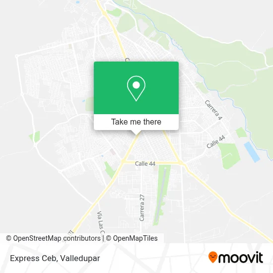 Express Ceb map