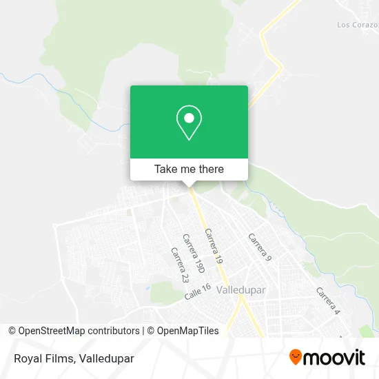 Royal Films map