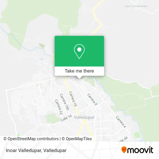 Inoar Valledupar map