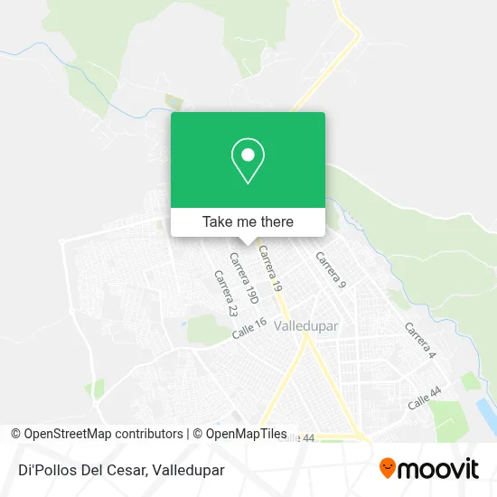 Di'Pollos Del Cesar map