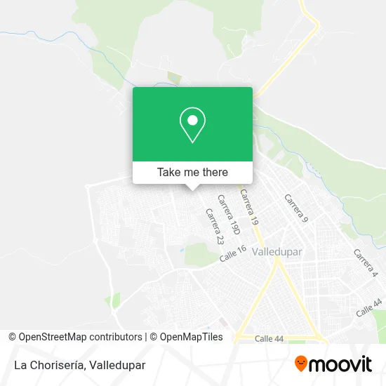 La Chorisería map