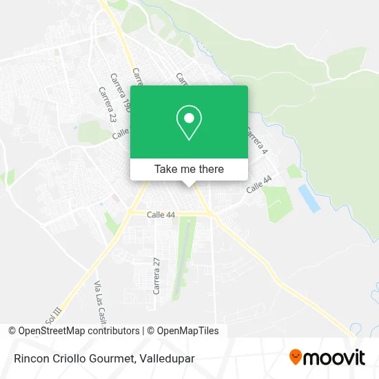 Rincon Criollo Gourmet map