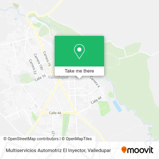 Multiservicios Automotriz El Inyector map