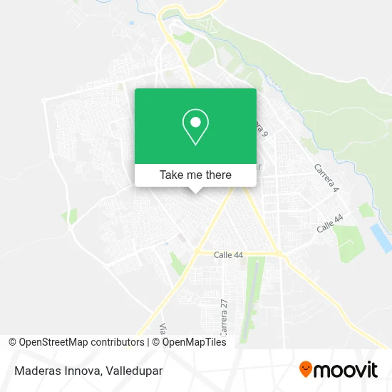Maderas Innova map