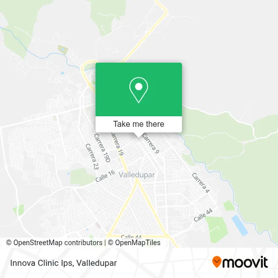 Innova Clinic Ips map