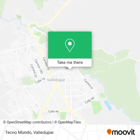 Tecno Mundo map