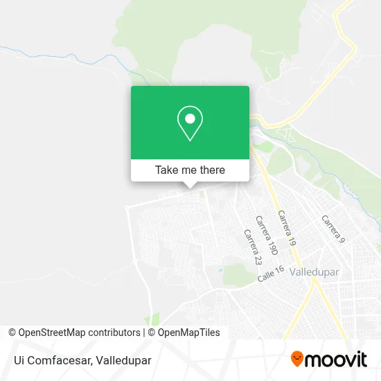 Ui Comfacesar map