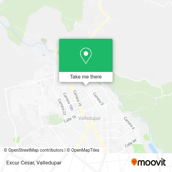 Excur Cesar map