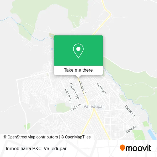 Inmobiliaria P&C map
