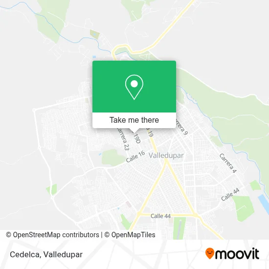 Cedelca map