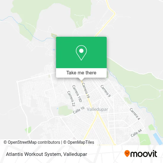 Atlantis Workout System map