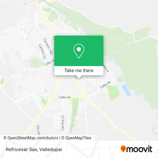Refricesar Sas map