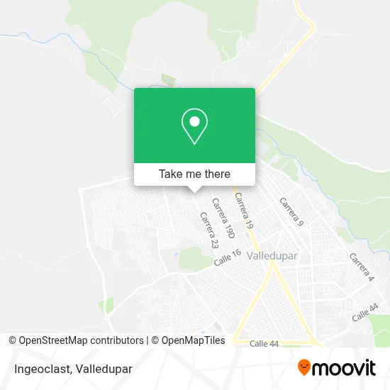 Ingeoclast map