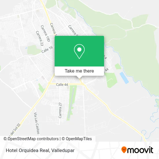 Hotel Orquidea Real map